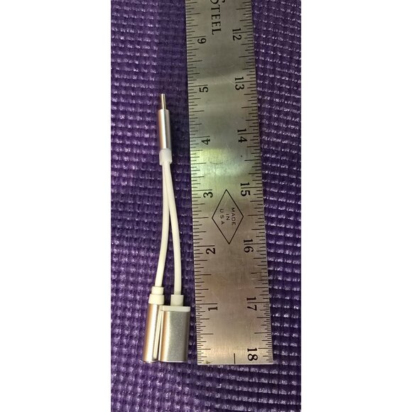 3pcs USB C to Aux Splitter Headphone/Earbud USB C to 3.5mm Adapter USB C Charger - Picture 4 of 4